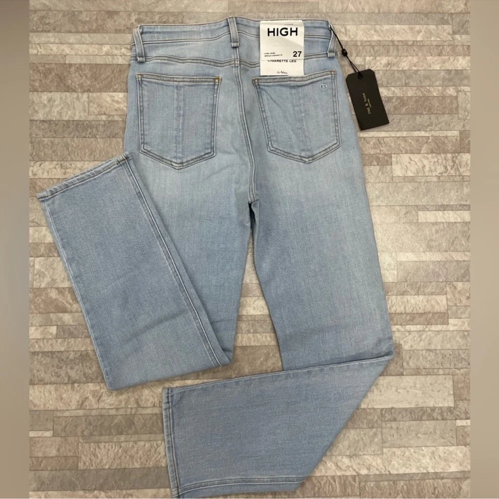 NWT Rag & Bone Nina High-Rise Ankle Cigarette In Sunset - Picture 3 of 3